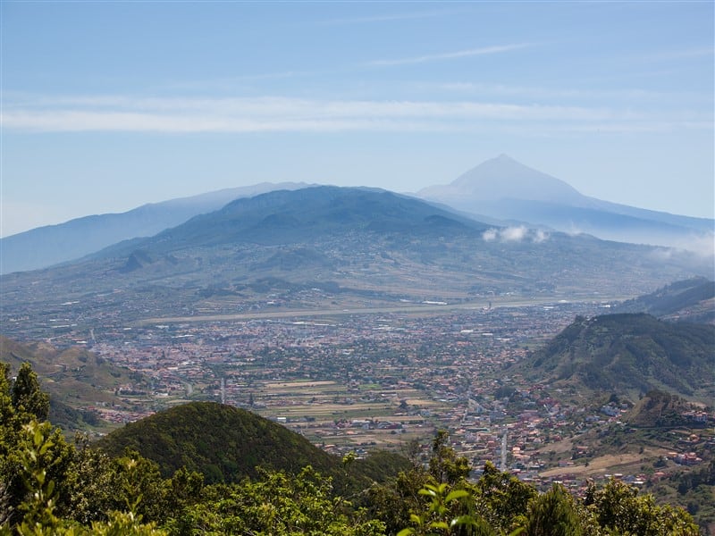 La Laguna from Anaga Mountains